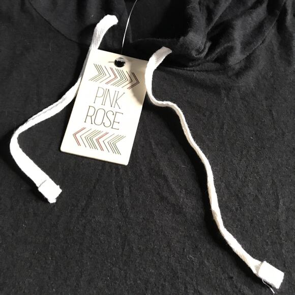 Pink Rose NWT Lounge Hoodie NWT Black Small - Picture 5 of 7
